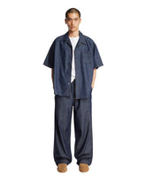 Blue Denim Anagram Pants | PDP | Antonia