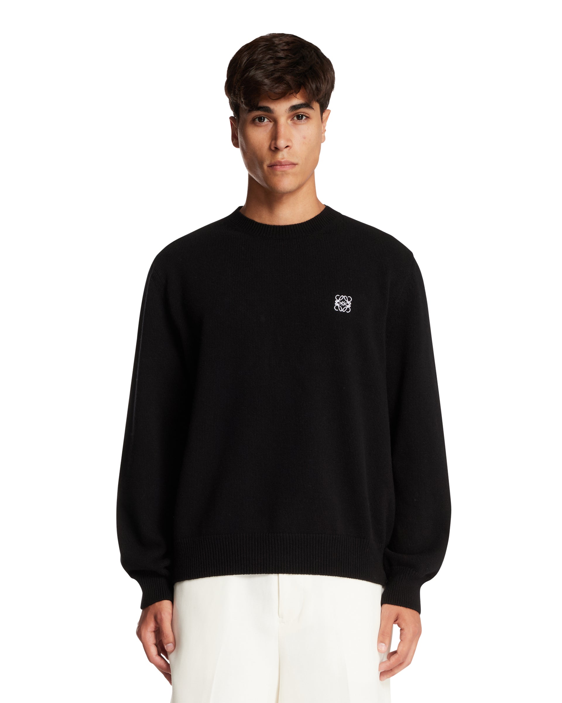 Black Anagram Wool Sweater | LOEWE - Antonia