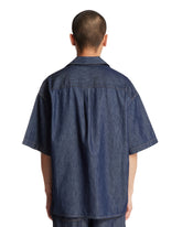 Blue Denim Anagram Shirt | PDP | Antonia