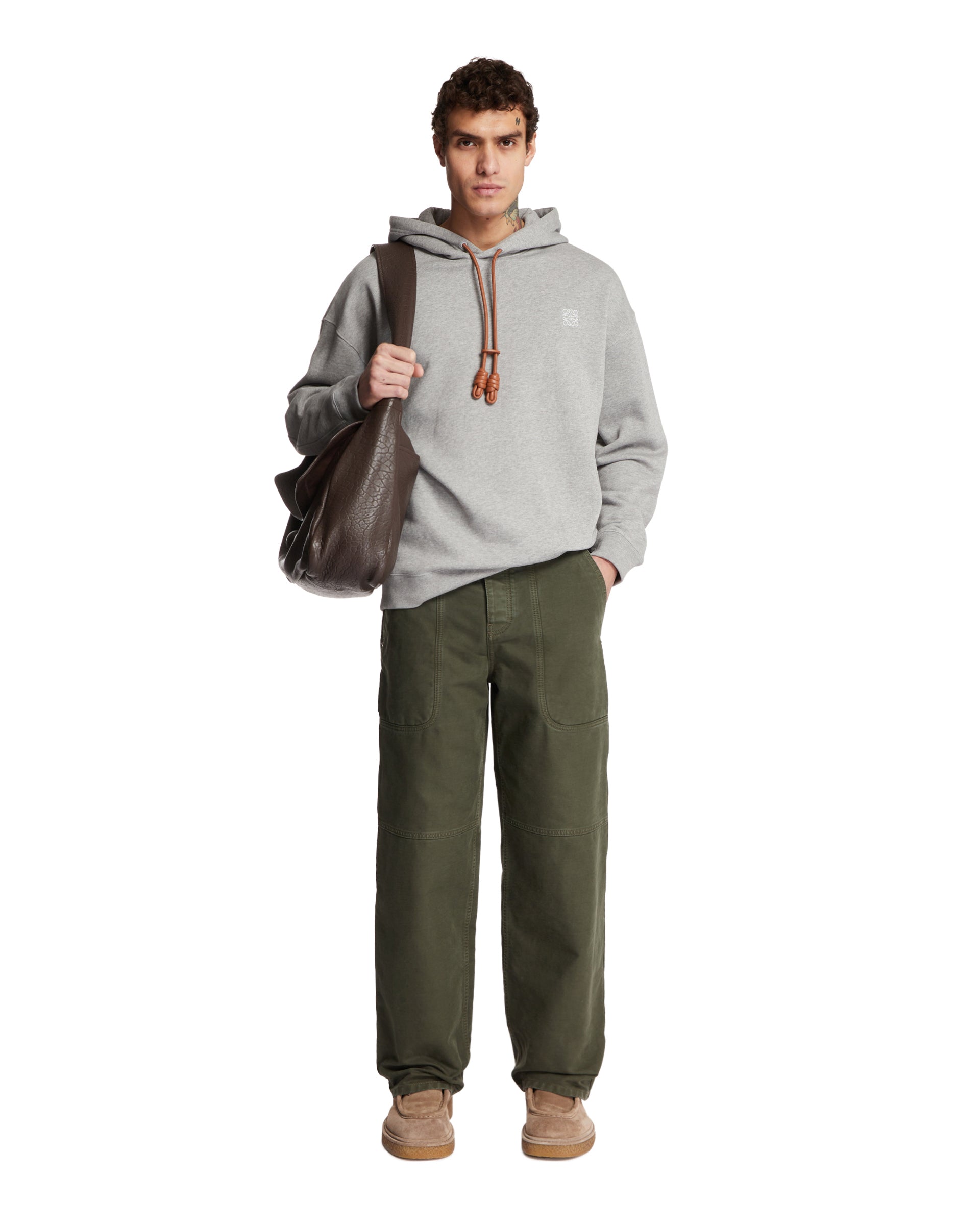 Gray Hoodie | LOEWE - Antonia