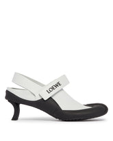 Slingback Dive In Pelle Bianche | PDP | Antonia