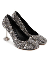 Silver Strass Toy Pumps | PDP | Antonia