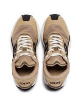 Sneakers Pogo in Maglia Tecnica e Pelle Beige | PDP | Antonia