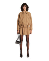 Beige Oversized Utility Jacket | PDP | Antonia