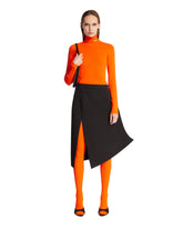 Orange Viscose Blend Top | PDP | Antonia