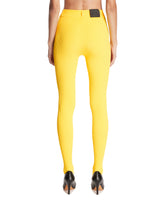 Yellow Viscose Blend Leggings | PDP | Antonia