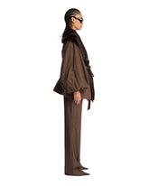 Brown Belted Jacket | PDP | Antonia