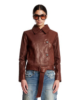Brown Leather Jacket | PDP | Antonia