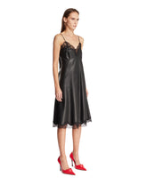 Black Lace-Trim Midi Dress | PDP | Antonia