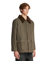 Green Shearling Parka Jacket | PDP | Antonia