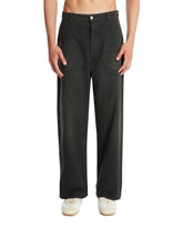 Black Straight Jeans with Paint Effect | PDP | Antonia