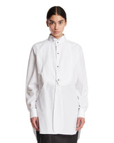 Camicia Da Smoking In Cotone Bianca | PDP | Antonia