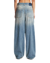 Blue Wrap-Front Jeans | PDP | Antonia