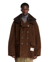 Brown Coat With Removable Collar | PDP | Antonia