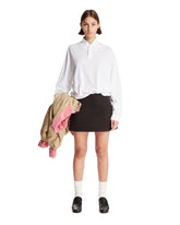 White Long-Sleeved Polo Shirt | PDP | Antonia