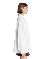 White Long-Sleeved Polo Shirt | PDP | Antonia