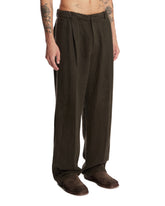 Green Linen Trousers | PDP | Antonia