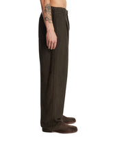 Green Linen Trousers | PDP | Antonia