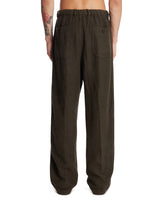 Green Linen Trousers | PDP | Antonia