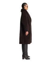 Brown Teddy Bear Icon Coat | PDP | Antonia