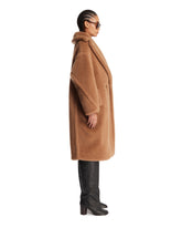 Beige Teddy Bear Icon Coat | PDP | Antonia