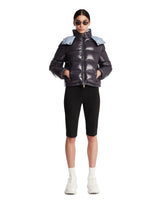 Blue Niveole Short Down Jacket | PDP | Antonia