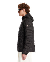 Black Tidone Short Wave-Quilted Down Jacket | PDP | Antonia