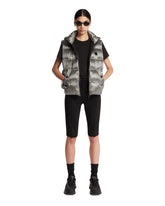 Gray Fluidite Down Padded Gilet | PDP | Antonia