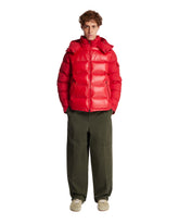 Red Maya Short Down Jacket With Hood | PDP | Antonia