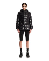 Black Barante Short Down Jacket With Hood | PDP | Antonia