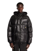 Karakorum Black Short Hooded Down Jacket | PDP | Antonia