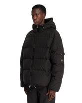Himalaya Black Short Hooded Down Jacket | PDP | Antonia