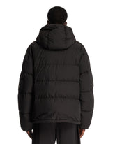 Himalaya Black Short Hooded Down Jacket | PDP | Antonia