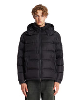 Matte Blue Maya Short Down Jacket | PDP | Antonia