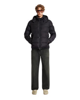Matte Blue Maya Short Down Jacket | PDP | Antonia