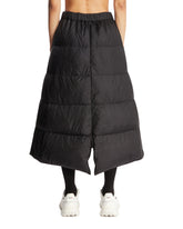 Black Padded Midi Skirt | PDP | Antonia