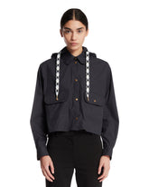 Blue Short Jacket With Hood | PDP | Antonia