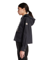 Blue Short Jacket With Hood | PDP | Antonia