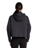 Blue Short Jacket With Hood | PDP | Antonia