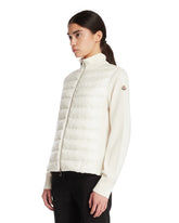 White Padded Cardigan | PDP | Antonia