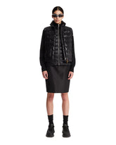 Black Padded Cardigan | PDP | Antonia