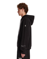 Moncler Genius x Fragment Felpa Con Logo Nera | PDP | Antonia