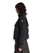 Black Bessin Fringe Padded Ski Jacket | PDP | Antonia