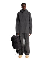 Grey Wool Twill Ski Pants | PDP | Antonia