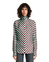 Blusa In Seta A Righe Verde | PDP | Antonia