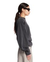 Felpa In Cotone Nera | PDP | Antonia