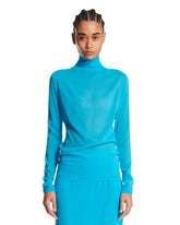 Blue Silk Top | PDP | Antonia