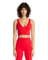 Red NikeSKIMS V-Neck Bra | PDP | Antonia