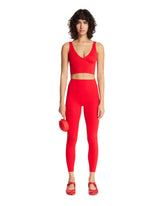 Red NikeSKIMS V-Neck Bra | PDP | Antonia