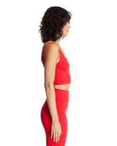 Red NikeSKIMS V-Neck Bra | PDP | Antonia
